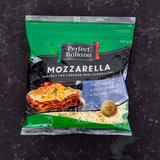 Perfect Italian Mozzarella Shredded 450g