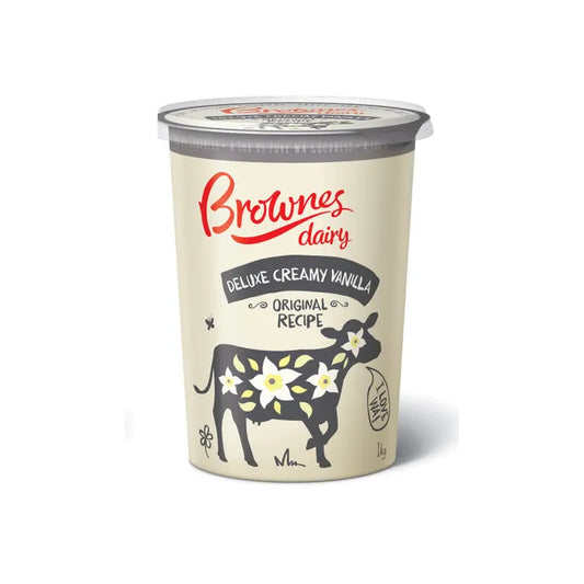 Brownes Yoghurt Deluxe Creamy Vanilla 1kg